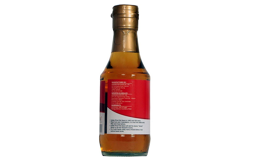 Golden Prize Fish Sauce    Glass Bottle  200 millilitre